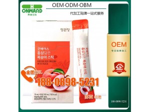 高丽参红参液葡萄味果汁ODM/OEM、蔓越莓酵素加工