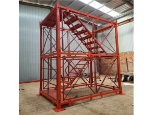 箱式梯笼简介笼梯厂家价 爬梯护笼电力井玻璃钢爬梯 施工建筑