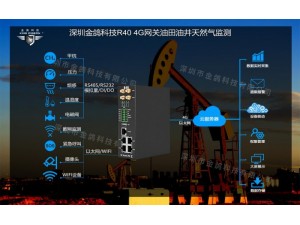 4G工业物联网网关路由器应用于油田油井天然气监测