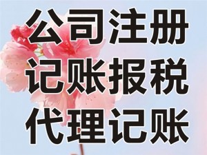 番禺祈福新村纳税申报公司注册提供内资公司注册服务