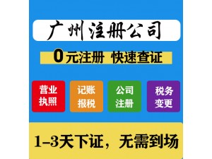 广州番禺桥南 公司注册 整理企业旧账乱账 股东变更