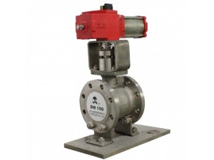 中外合资哈根斯V型球阀 纸浆造纸专用 耐磨球阀 支持定制