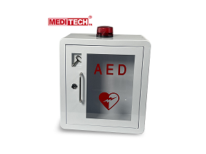 除颤器放置柜AED贮存箱壁挂式AED外箱携带报警系统